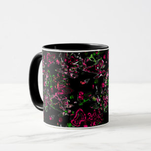 Abstract splatter brush modern stylishly fashionab mug