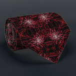 Abstract Splatter Dots Of Pinks And Reds Pattern Tie<br><div class="desc">Neck Tie business suit and casual fun trendy fashion statement apparel attire accessory printed with a Abstract Splatter Dots Of Pinks And Reds Pattern On Black original graphic art design illustration by TheFabricSealTieShop at Zazzle #ZazzleMade https://www.zazzle.com/store/thefabricsealtieshop Beautiful dark to light shades of Cherry Red, Garnet, Crimson, Brick, Strawberry, Rhubarb, Coral,...</div>
