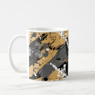Abstract sport, graffiti style coffee mug