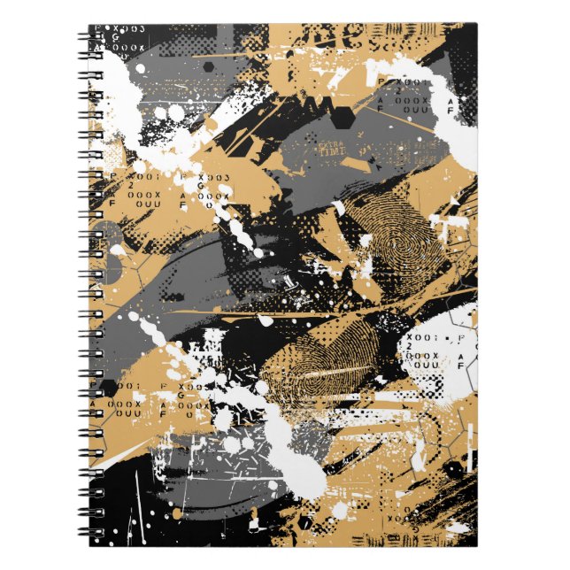 Abstract sport, graffiti style notebook (Front)