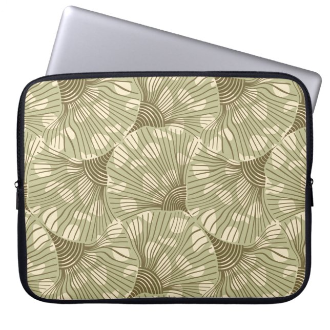 Abstract spotty plants seamless pattern. pattern,l laptop sleeve (Front)