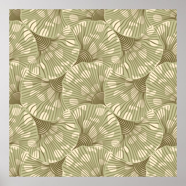 Abstract spotty plants seamless pattern. pattern,l poster (Front)