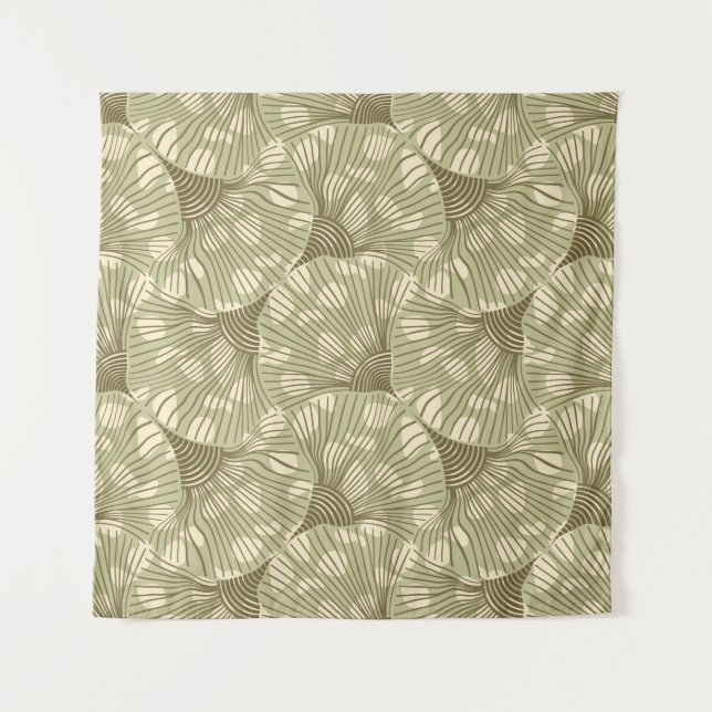 Abstract spotty plants seamless pattern. pattern,l tapestry (Front)