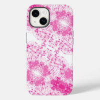 Abstract Spray of Pink Paint