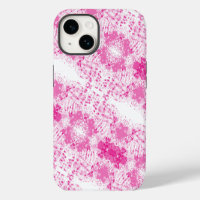Abstract Spray of Pink Paint