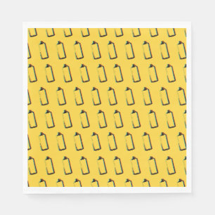 Abstract Spray Paint Can Pattern Napkin