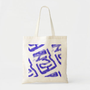 abstract sprayed blue Thunder_Cove Tote Bag
