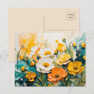 Abstract Springtime  Postcard