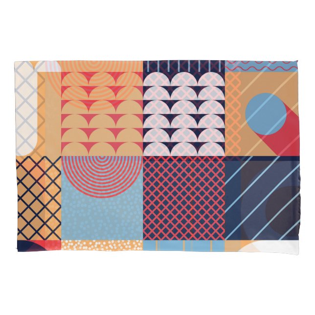 Abstract square artwork: geometric design. pillowcase (Front)