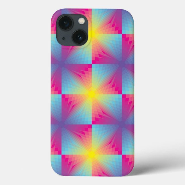 Abstract square vector mosaic Case-Mate iPhone case (Back)