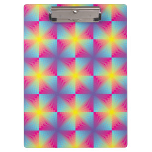 Abstract square vector mosaic clipboard