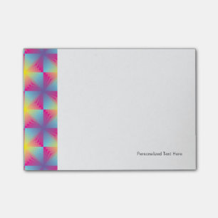 Abstract square vector mosaic post-it notes