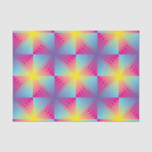 Abstract square vector mosaic tissue paper