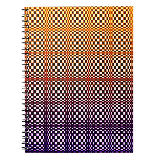 Abstract Squares 3 Notebook (Front)