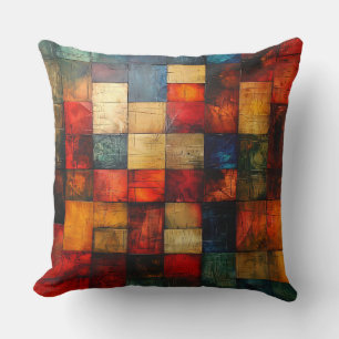 Abstract Squares  Cushion