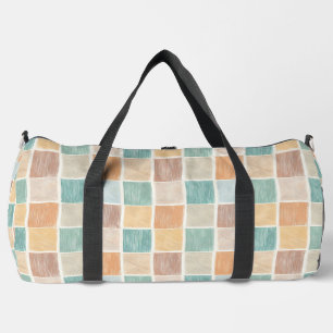 Abstract Squares Duffle Bag