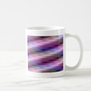 Abstract Squares in Purple, Pink and Blue Coffee Mug