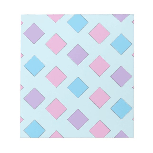 Abstract Squares Notepad (Front)