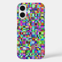 Abstract Squares Shapes Multicolor Pattern