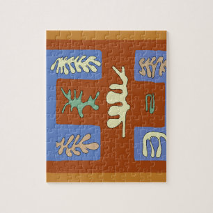 Abstract Stain Glass Jigsaw Puzzle