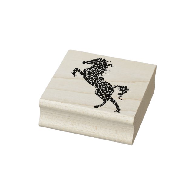 abstract stallion art stamp (Stamp)