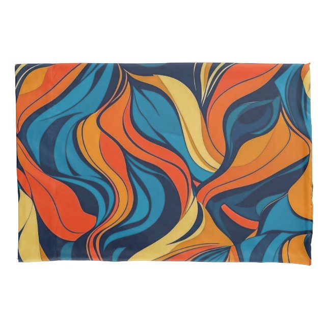 Abstract Standard Pair Pillowcases (Front-Left)