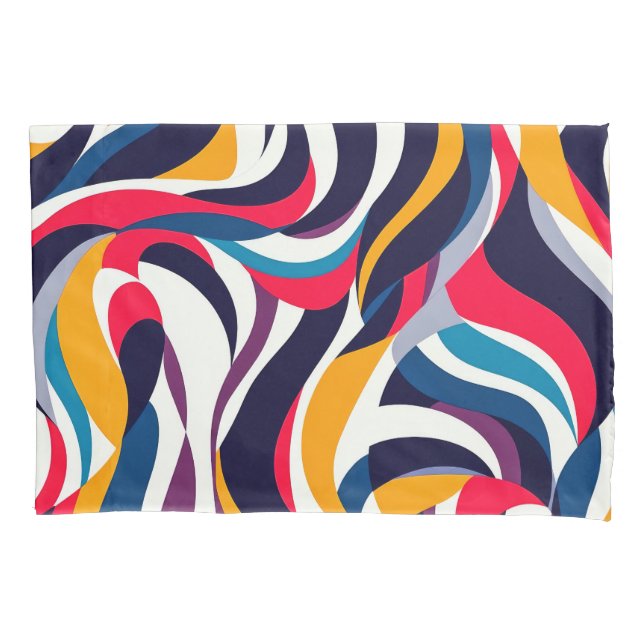 Abstract Standard Single Pillowcase (Front)