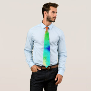 Abstract Star Explosion Tie