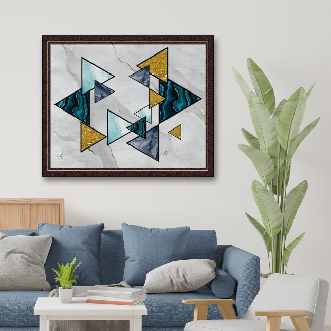 Abstract Star of David Magen David Giclée ArtPrint Poster (Creator Uploaded)