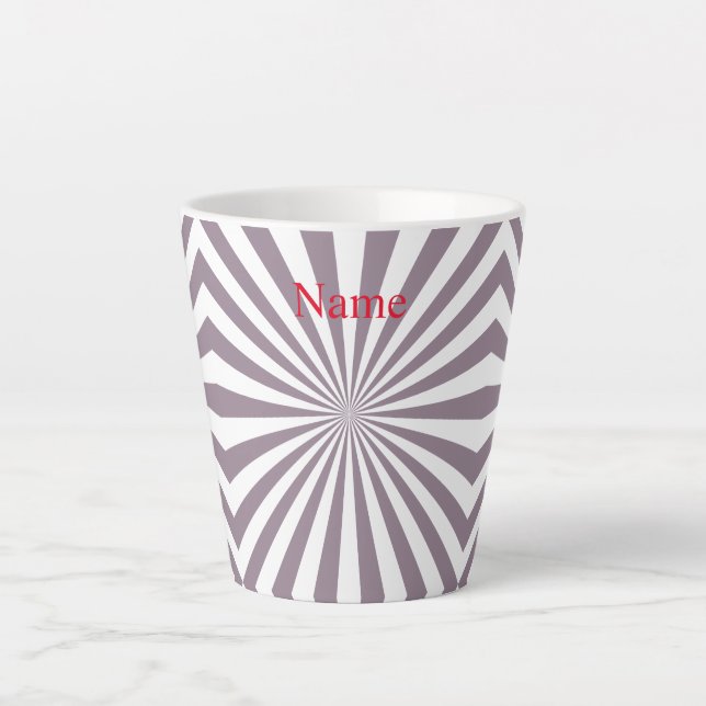 Abstract Starburst Thunder_Cove Latte Mug (Front)