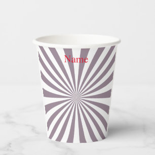 Abstract Starburst Thunder_Cove Paper Cups