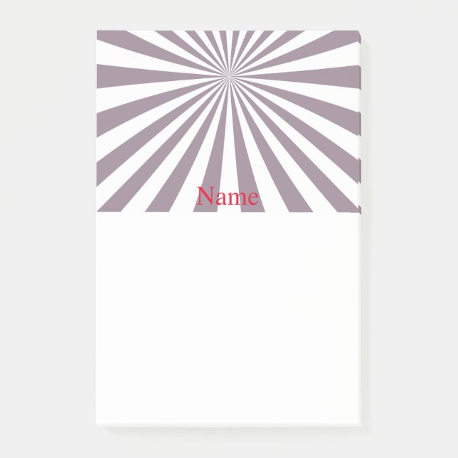 Abstract Starburst Thunder_Cove Post-it Notes (Front)