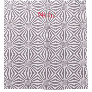 Abstract Starburst Thunder_Cove Shower Curtain