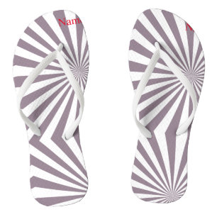 Abstract Starburst Thunder_Cove  Thongs