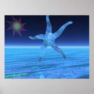 Abstract StarFish Poster