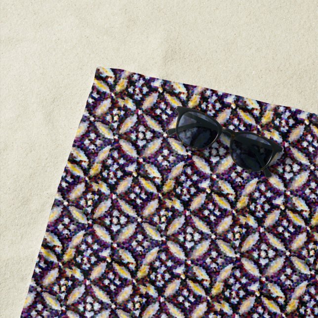 Abstract Stars   Beach Towel (In Situ)