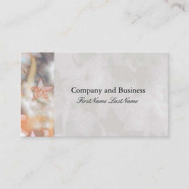 Abstract Stars Business Card (Front)