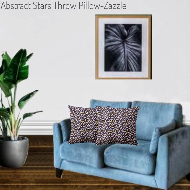 Abstract Stars Cushion (Creator Uploaded)