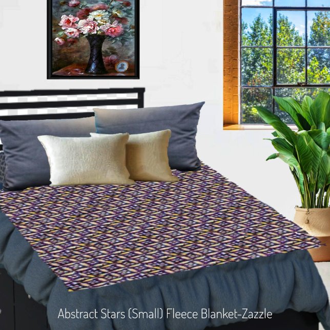 Abstract Stars Fleece Blanket (Creator Uploaded)