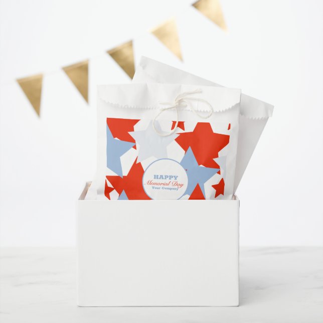 Abstract Stars Memorial Day Event Party Favour Bag (Party)