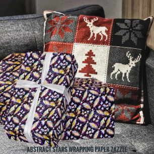 Abstract Stars Wrapping Paper