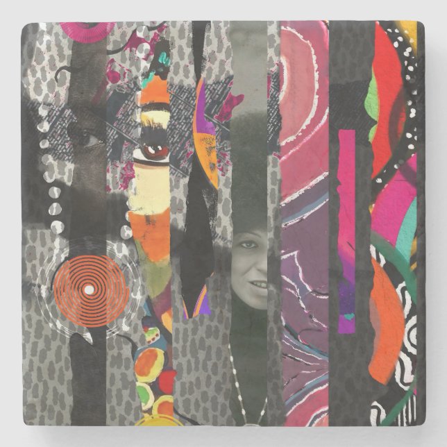 Abstract Statement Coaster Design (Front)