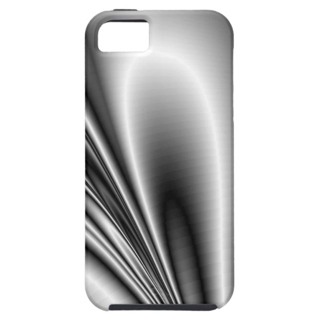 Abstract Steel Waves Metallic Look Case-Mate iPhone Case (Back)