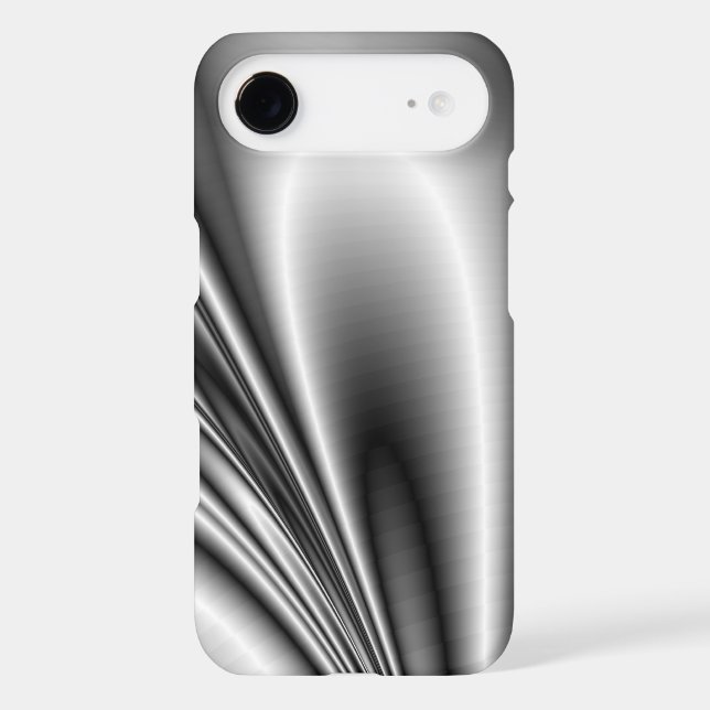 Abstract Steel Waves Metallic Look Case-Mate iPhone Case (Back)