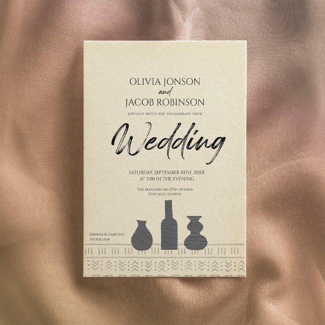 Abstract still life | Boho wedding Invitation (Creator Uploaded)