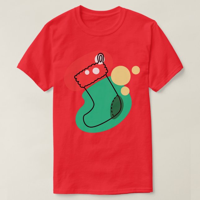 Abstract Stocking T-Shirt (Design Front)