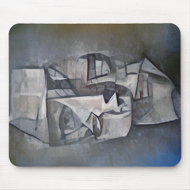 Abstract stone figure mouse pad (Front)