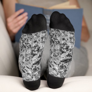 Abstract stone grunge texture socks