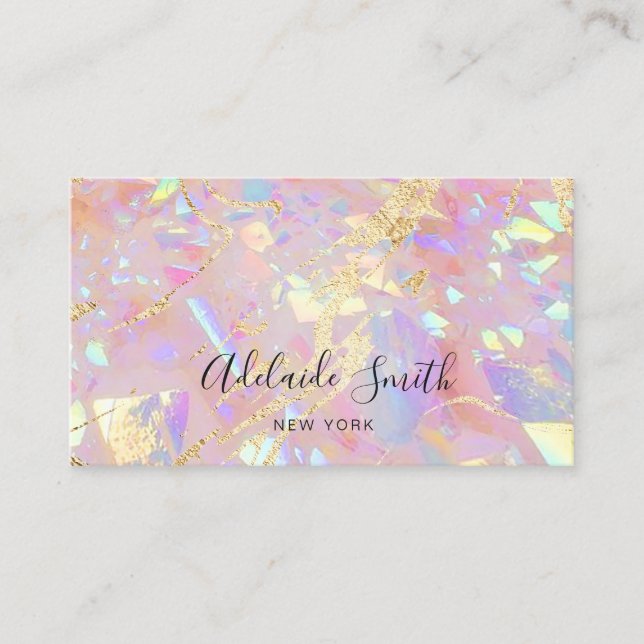 abstract stone texture business card (Front)