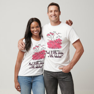 Abstract Stormy Sky With Pink Clouds T-Shirt